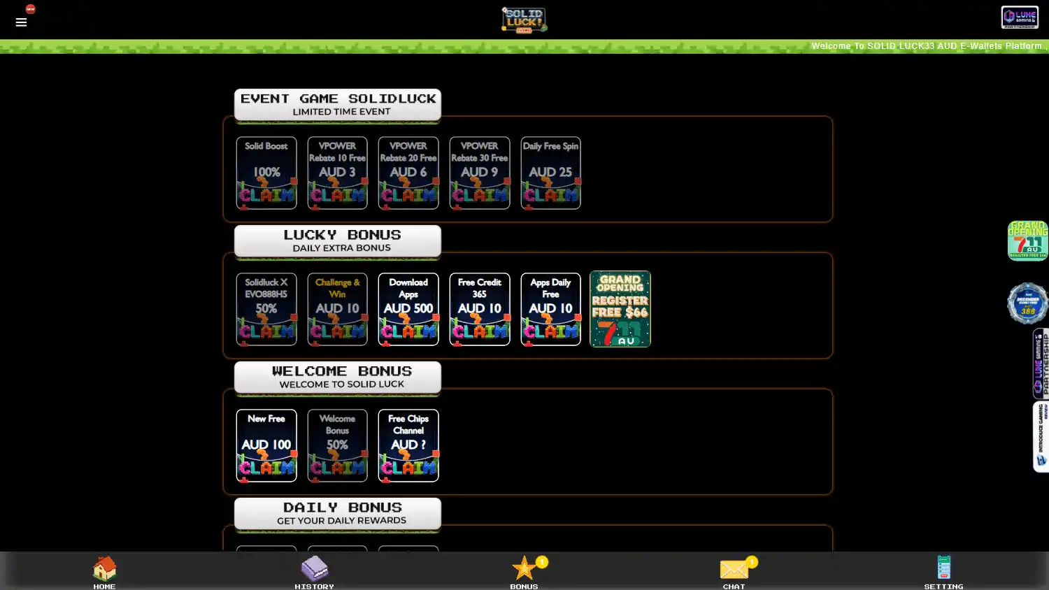 SolidLuck Casino screenshot 2