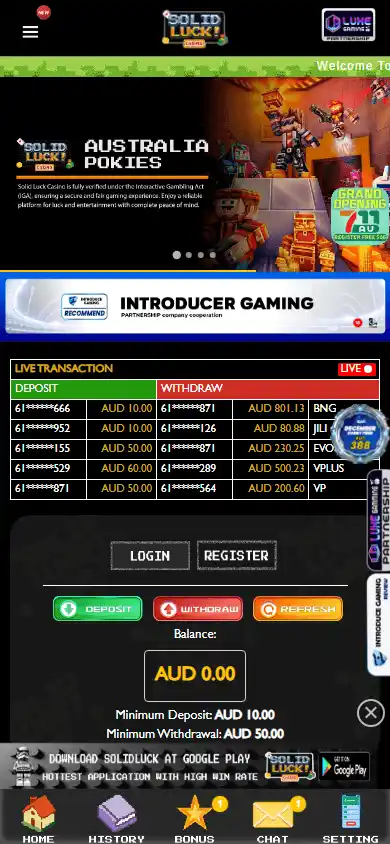 SolidLuck Casino screenshot 3