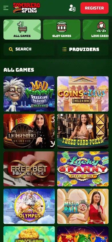 Sombrero Spins Casino screenshot 5