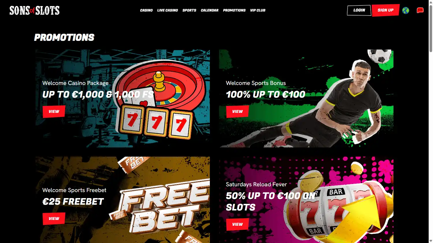 Sons Of Slots Casino screenshot 2
