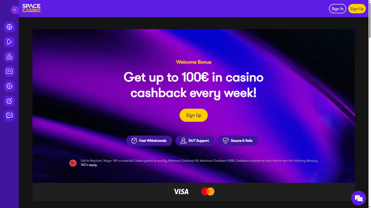 Space Casino screenshot 1
