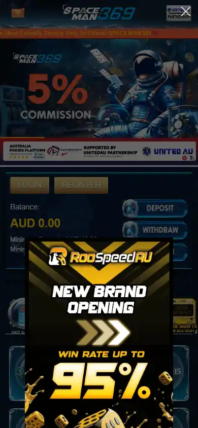 Spaceman369 Casino screenshot 3
