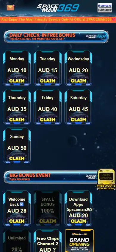 Spaceman369 Casino screenshot 4