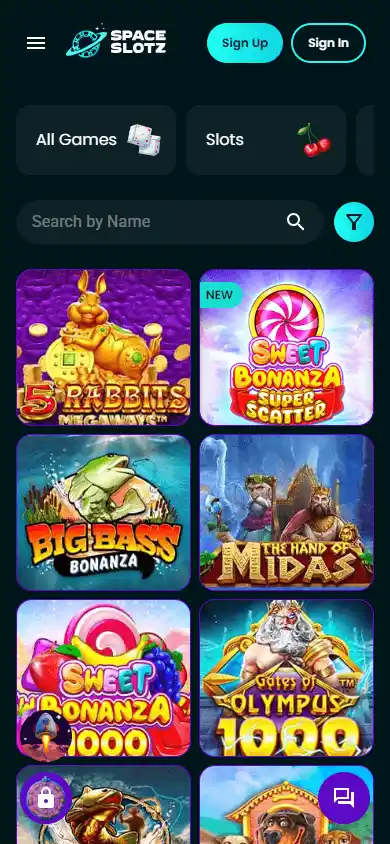 Spaceslotz Casino screenshot 5