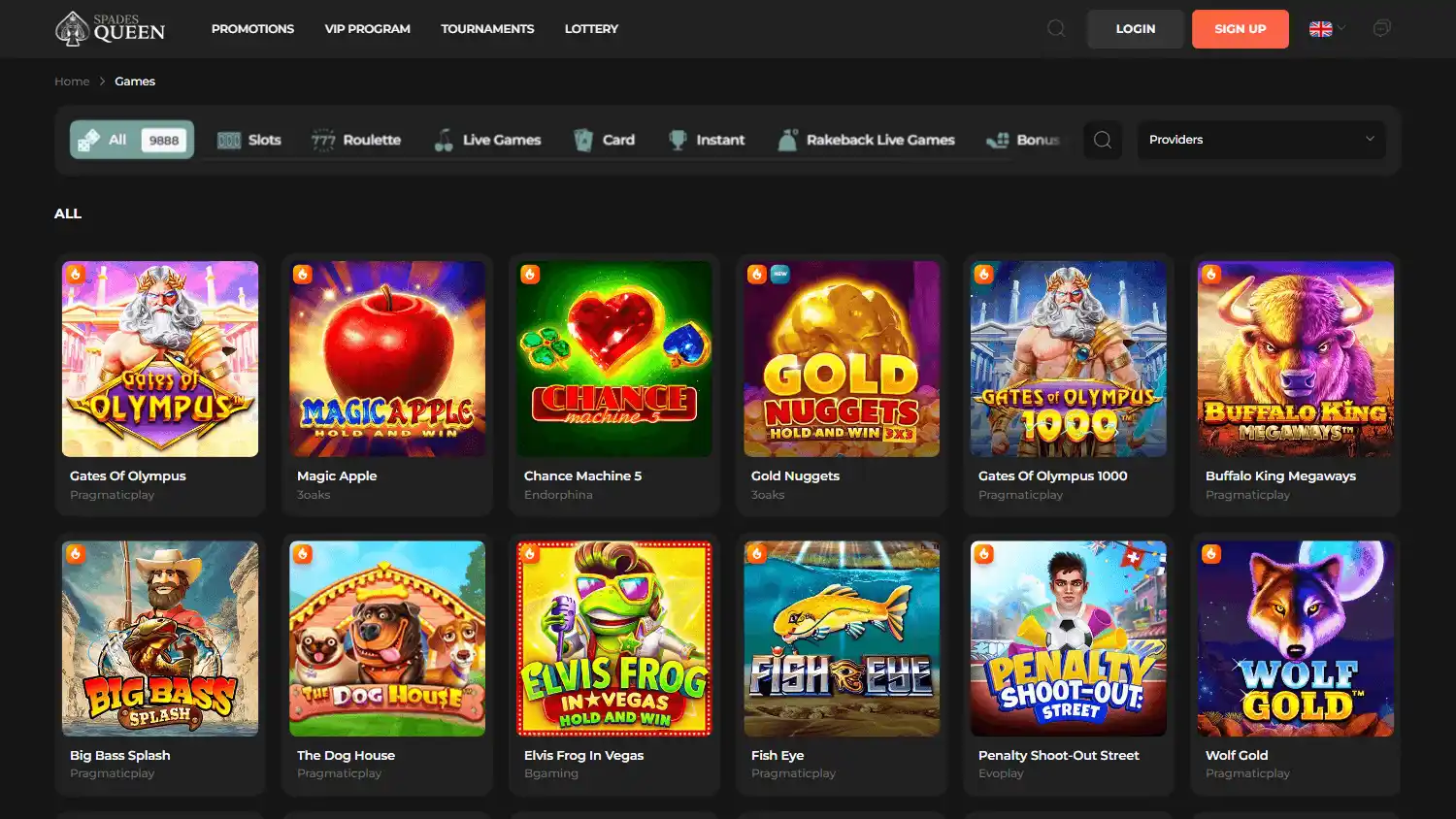 Spades Queen Casino screenshot 2