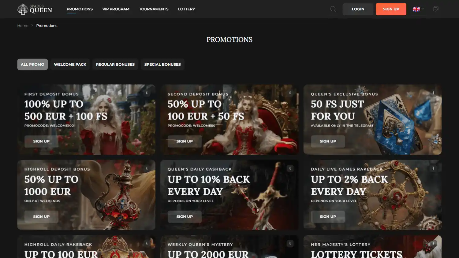 Spades Queen Casino screenshot 3