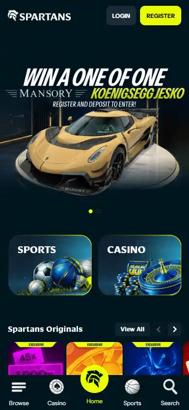 Spartans Casino screenshot 4