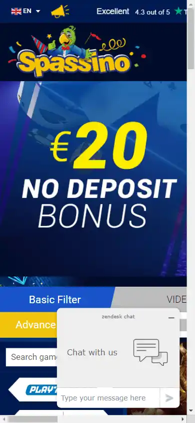Spassino Casino screenshot 5