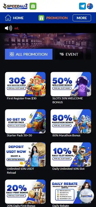 SpeedAU2 Casino screenshot 3