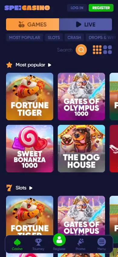 Speicasino screenshot 4