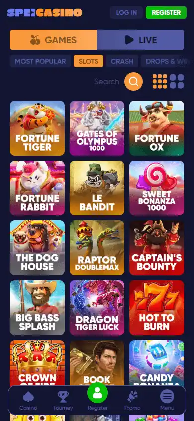 Speicasino screenshot 5