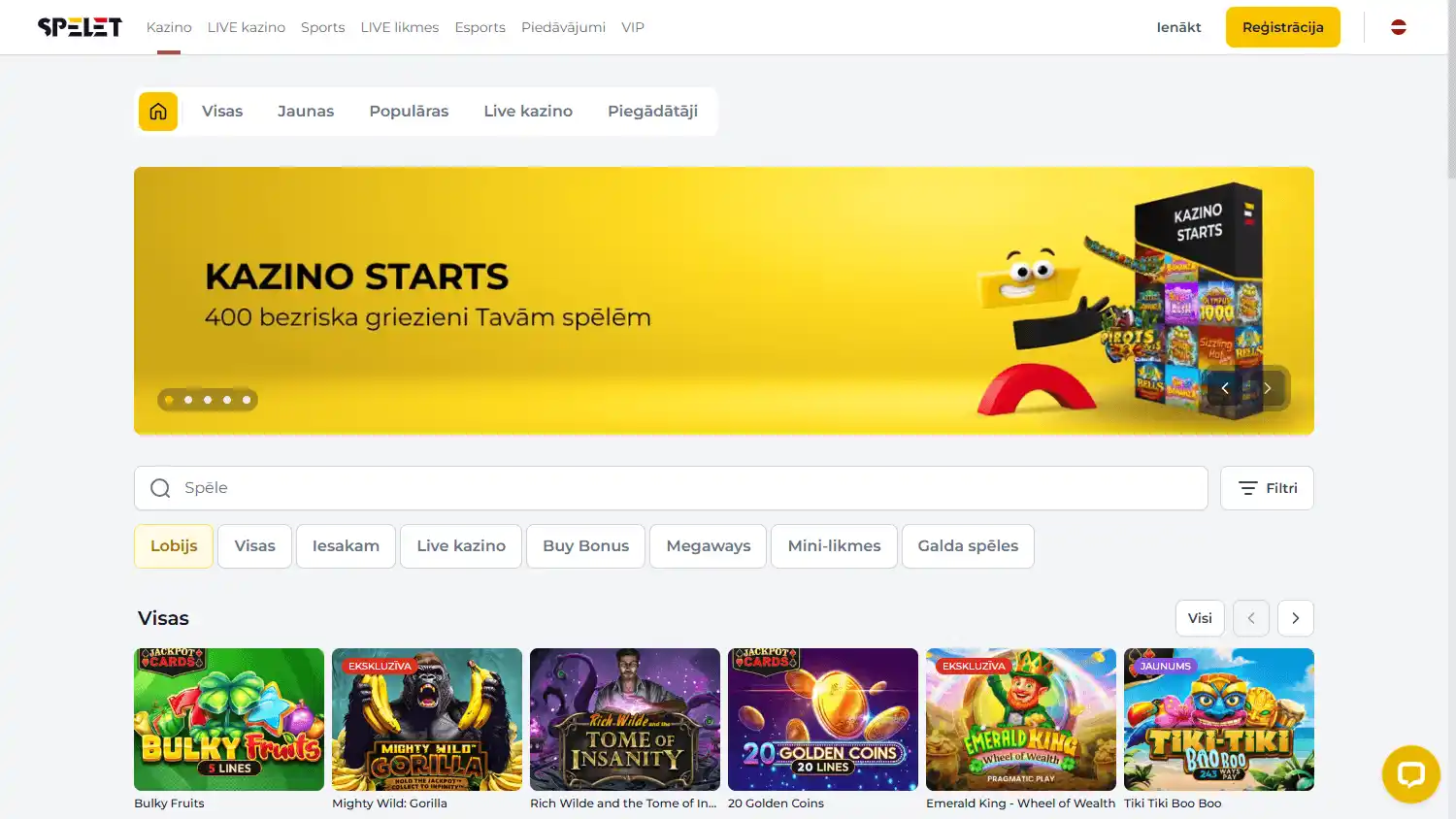 Spelet Casino screenshot 2
