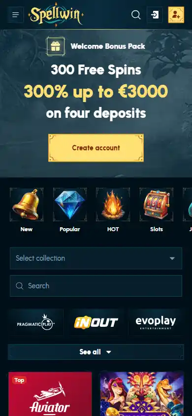 SpellWin Casino screenshot 5