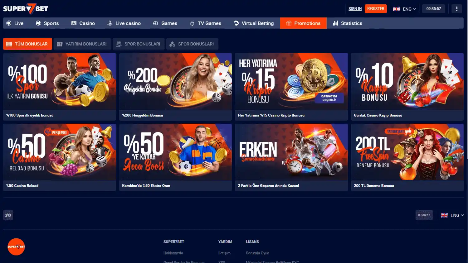 Super7bet Casino screenshot 3