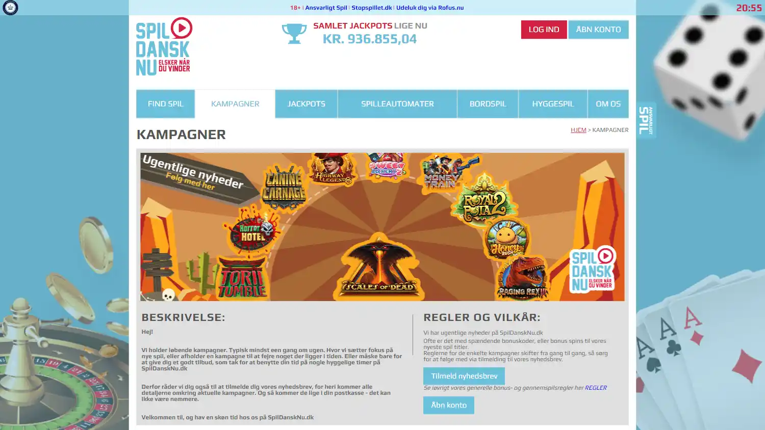 SpilDanskNu Casino screenshot 2