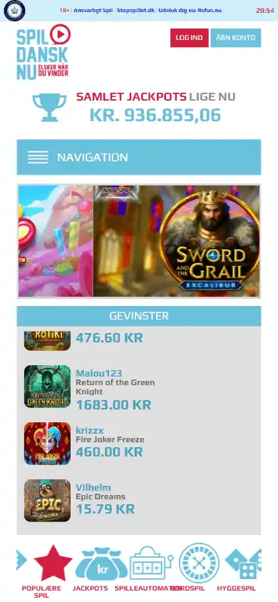 SpilDanskNu Casino screenshot 3