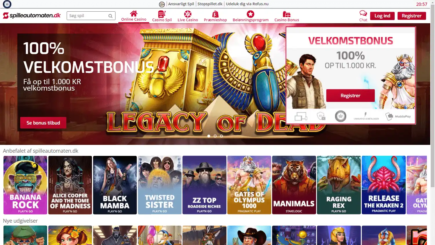 Spilleautomaten Casino screenshot 1