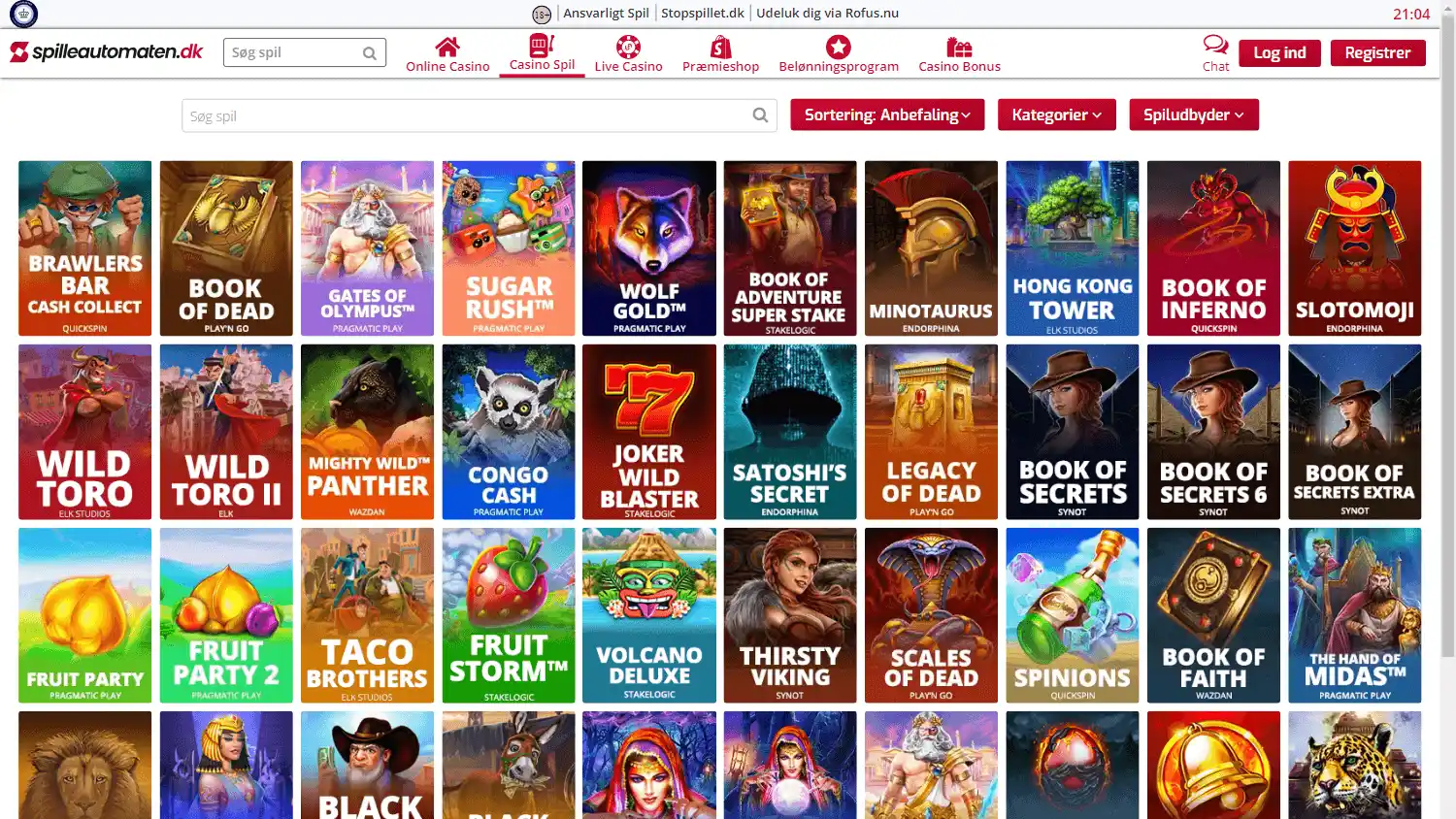 Spilleautomaten Casino screenshot 2