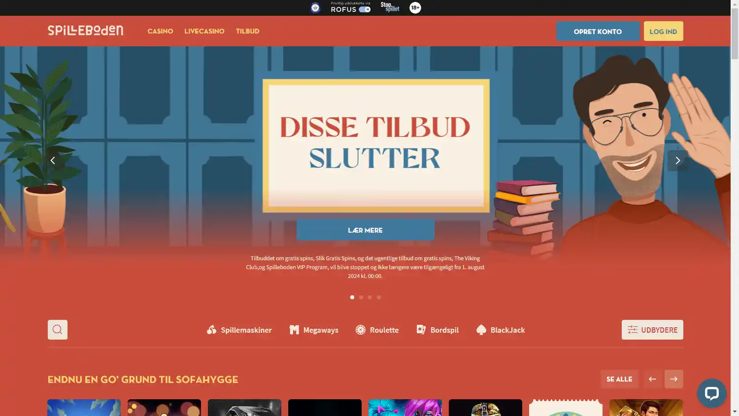 Spilleboden Casino screenshot 1