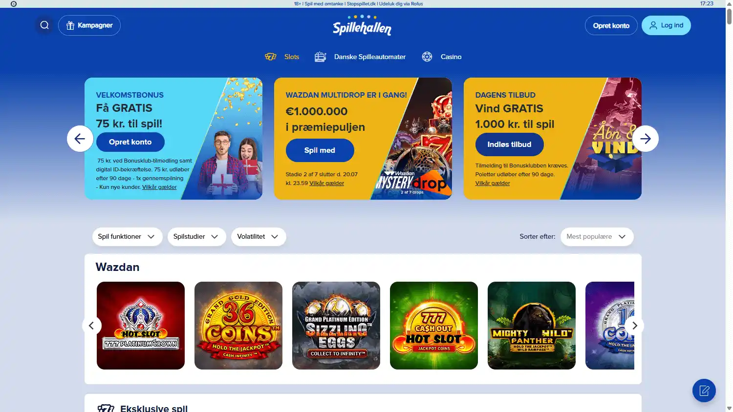 Spillehallen Casino screenshot 3