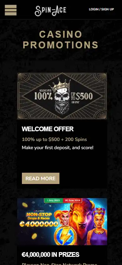 Spin-Ace Casino screenshot 4