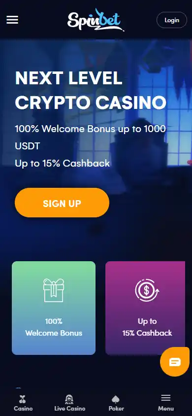 Spin.bet Casino screenshot 3