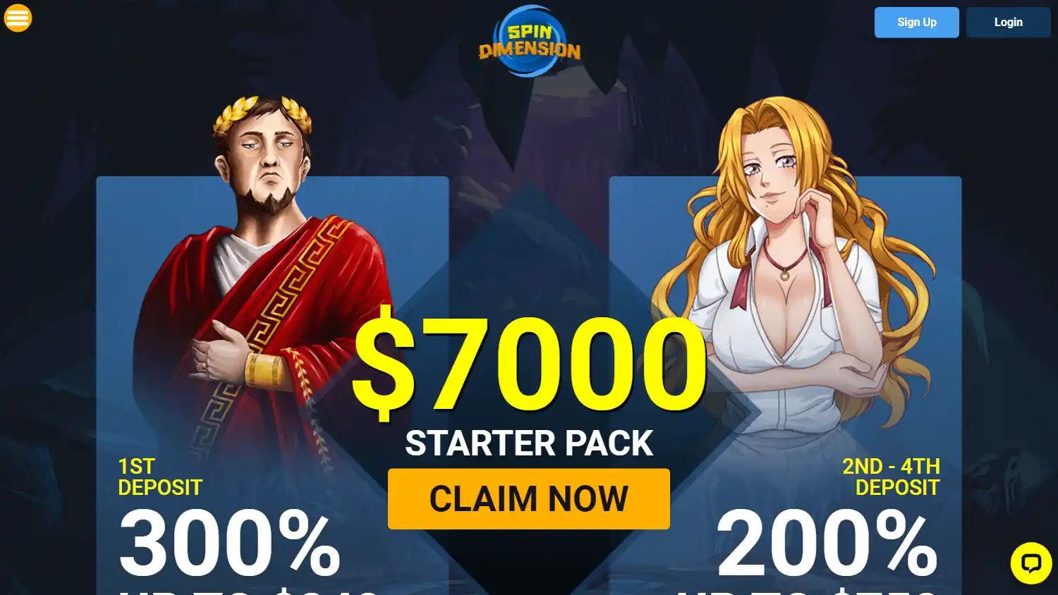 Spin Dimension Casino screenshot 2