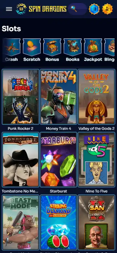 Spin Dragons Casino screenshot 3