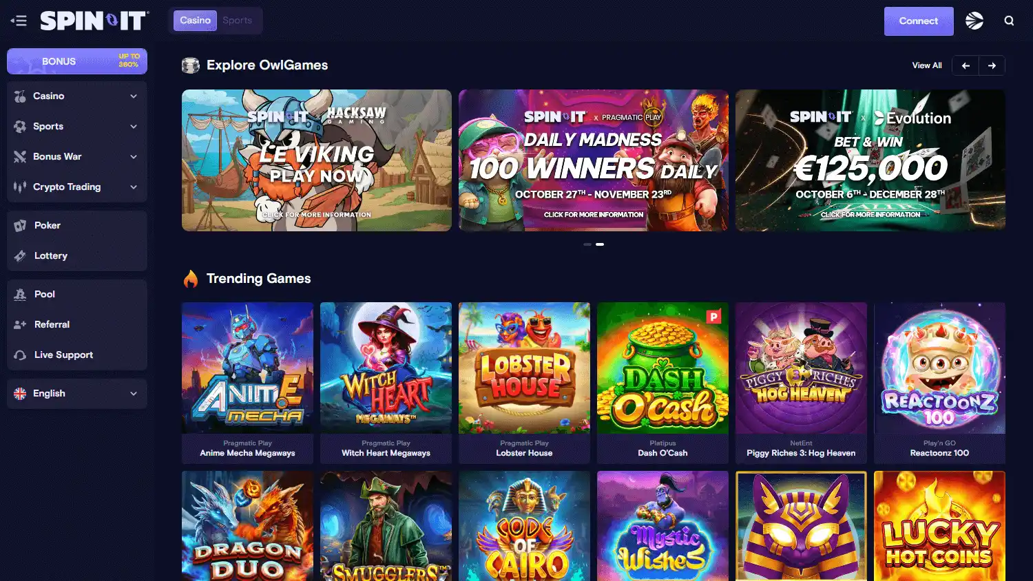 Spin It Casino screenshot 1