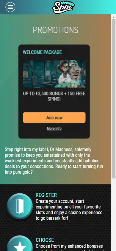 Spin Madness Casino screenshot 6