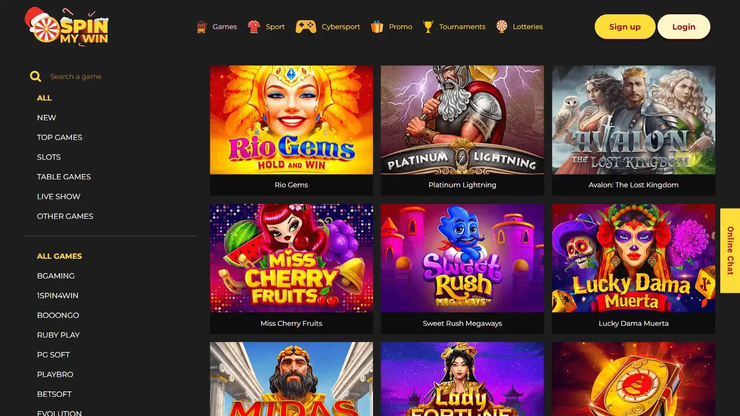 Spin My Win Casino screenshot 2