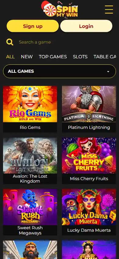Spin My Win Casino screenshot 4