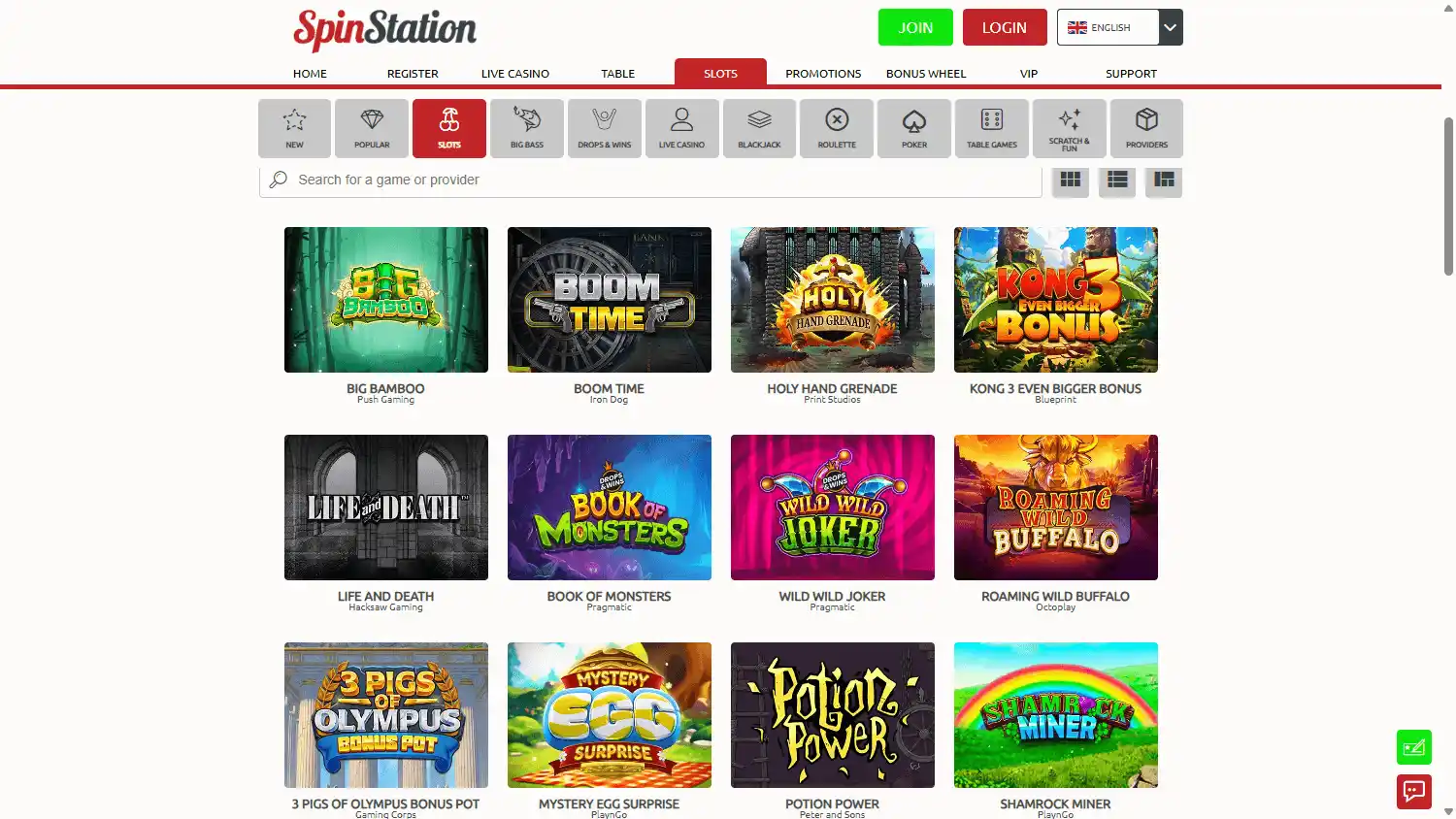 Spin Station Casino screenshot 2