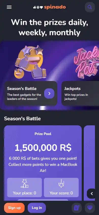 Spinado Casino screenshot 6