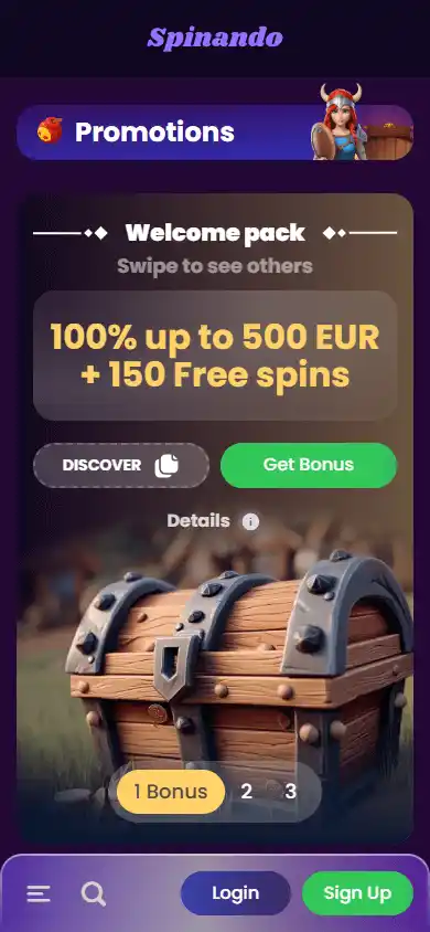 Spinando Casino screenshot 6