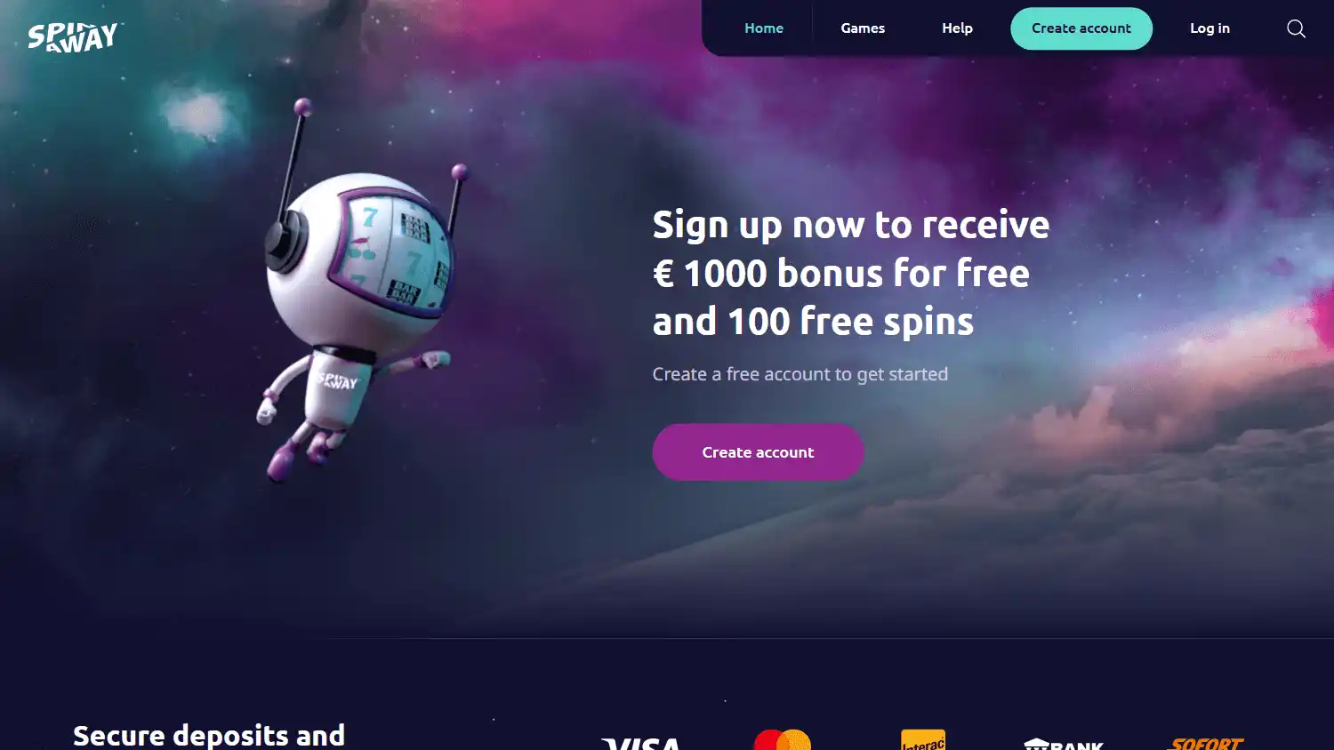 SpinAway Casino screenshot 2