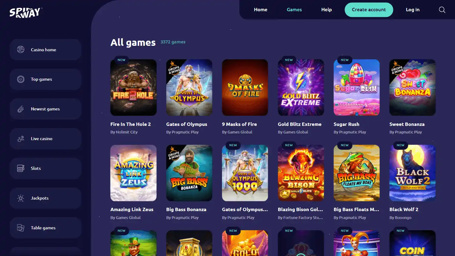 SpinAway Casino screenshot 3