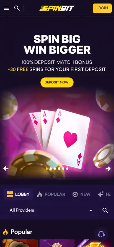 SpinBit Casino screenshot 4