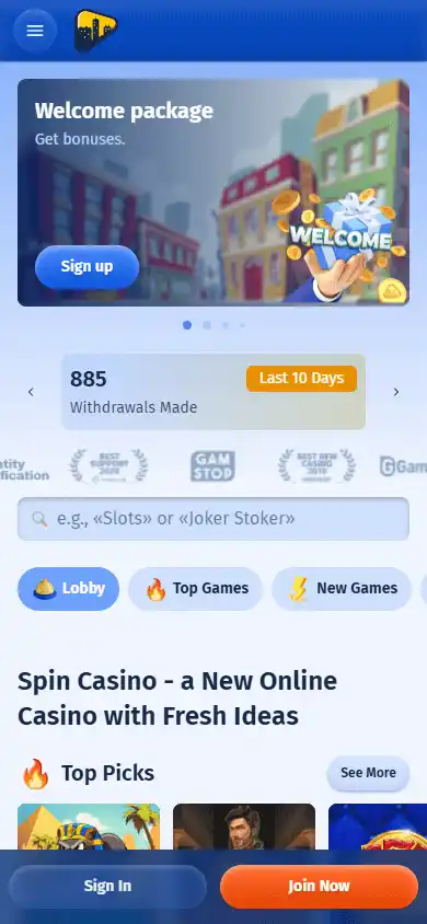 SpinCity Casino screenshot 5