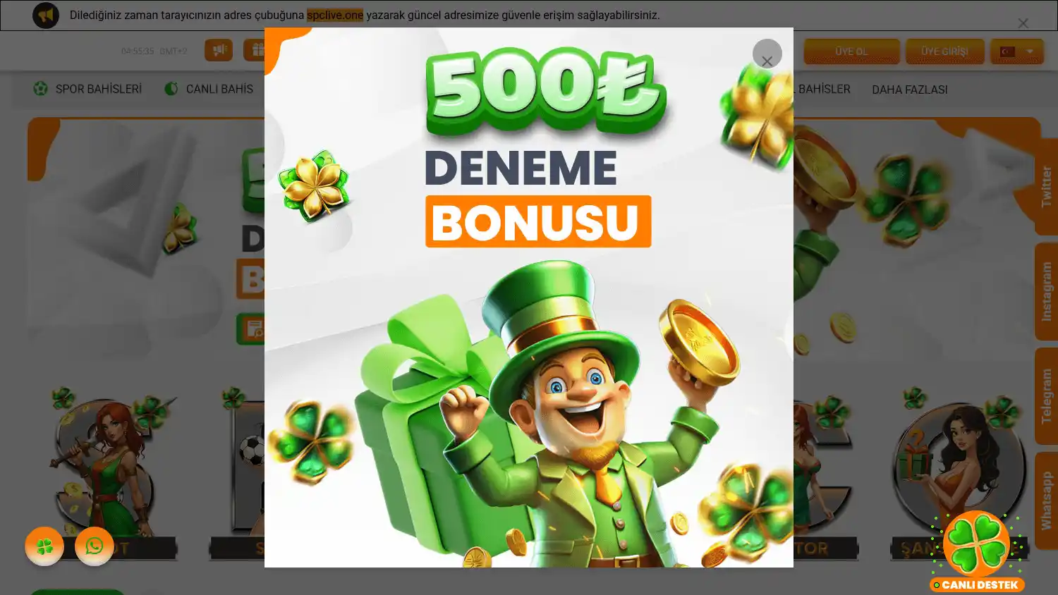 SpinCo Casino screenshot 1