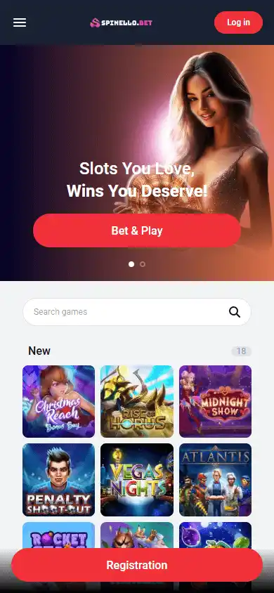 Spinello.bet Casino screenshot 3
