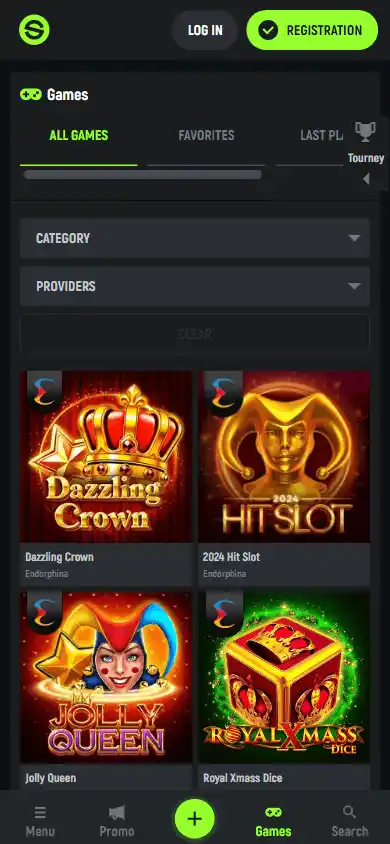 SpinGreen Casino screenshot 5