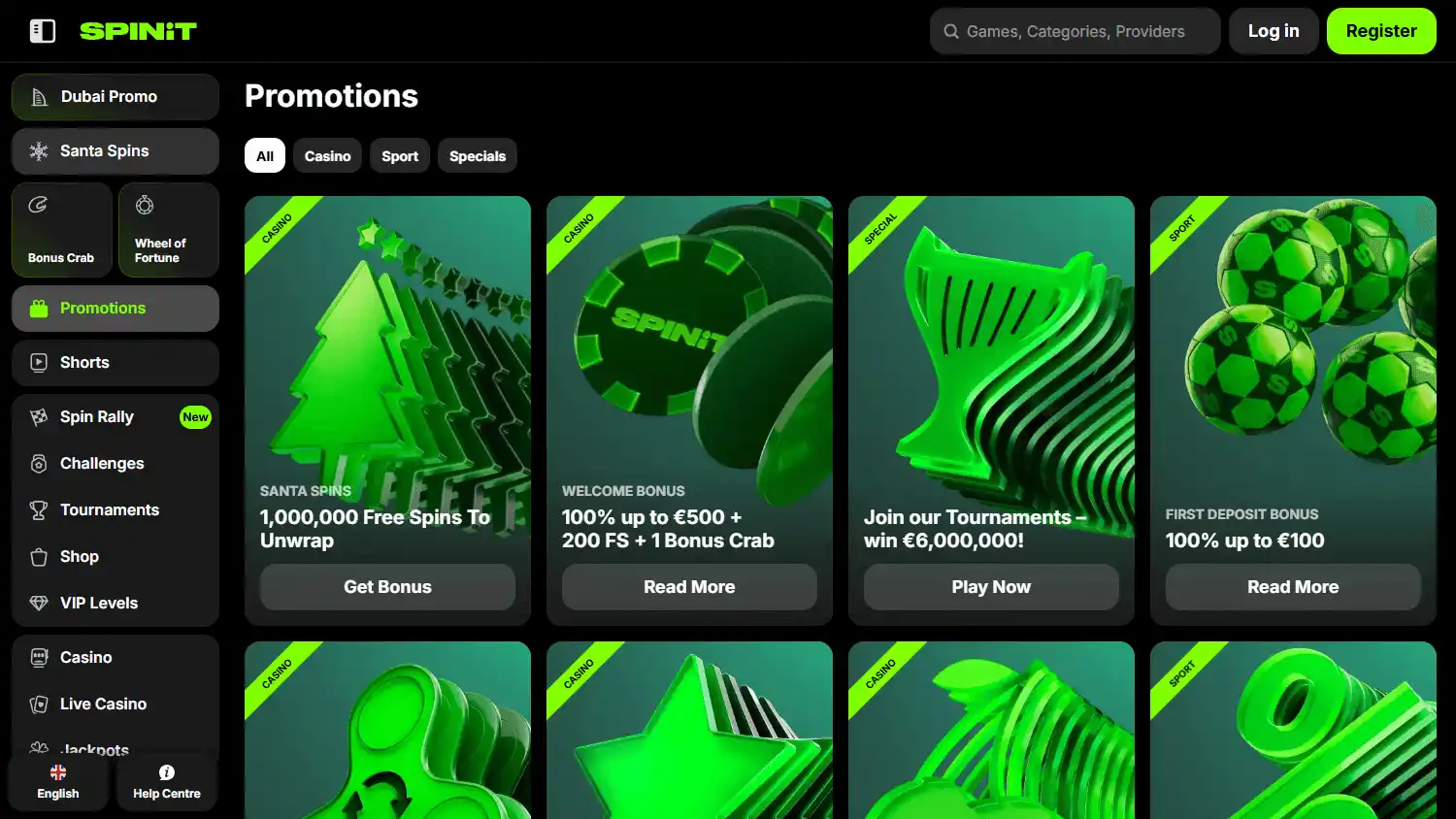 Spinit Casino screenshot 3