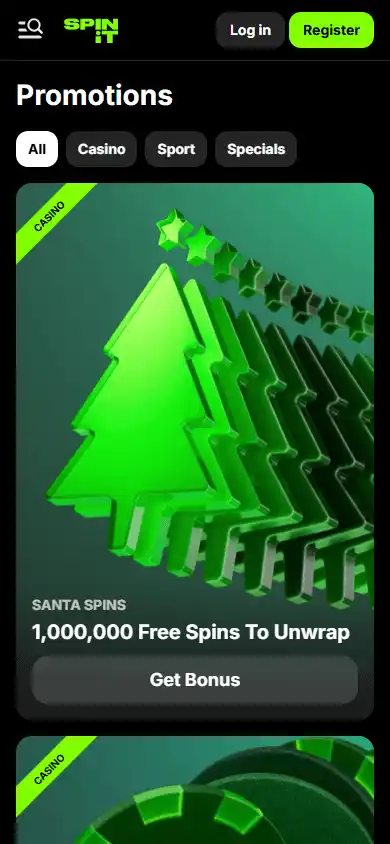 Spinit Casino screenshot 7