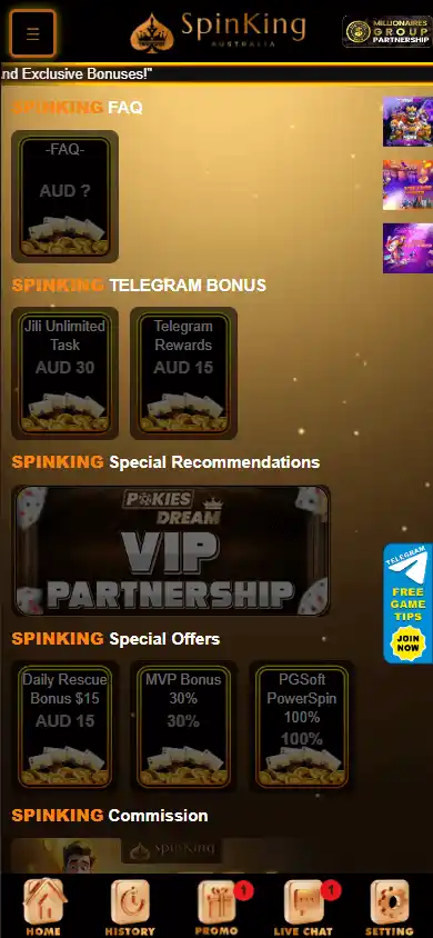 SpinKing Casino screenshot 2
