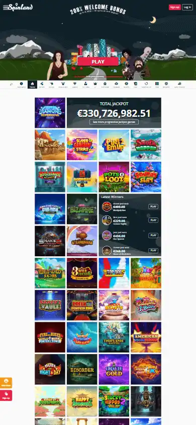 Spinland Casino screenshot 4