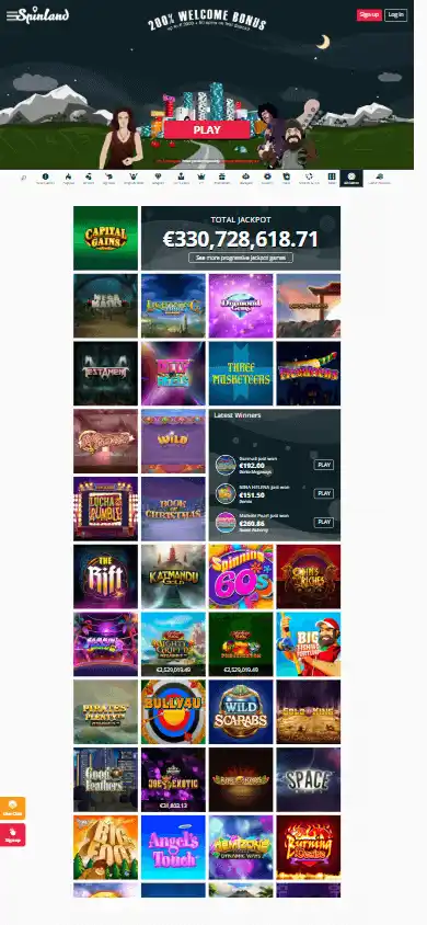 Spinland Casino screenshot 5