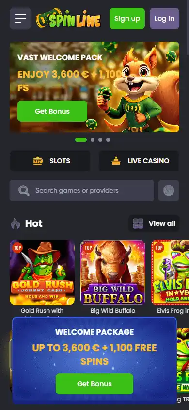 Spinline Casino screenshot 4