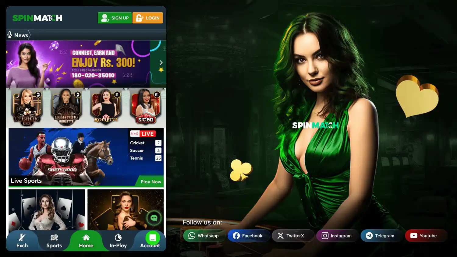 Spinmatch Casino screenshot 2