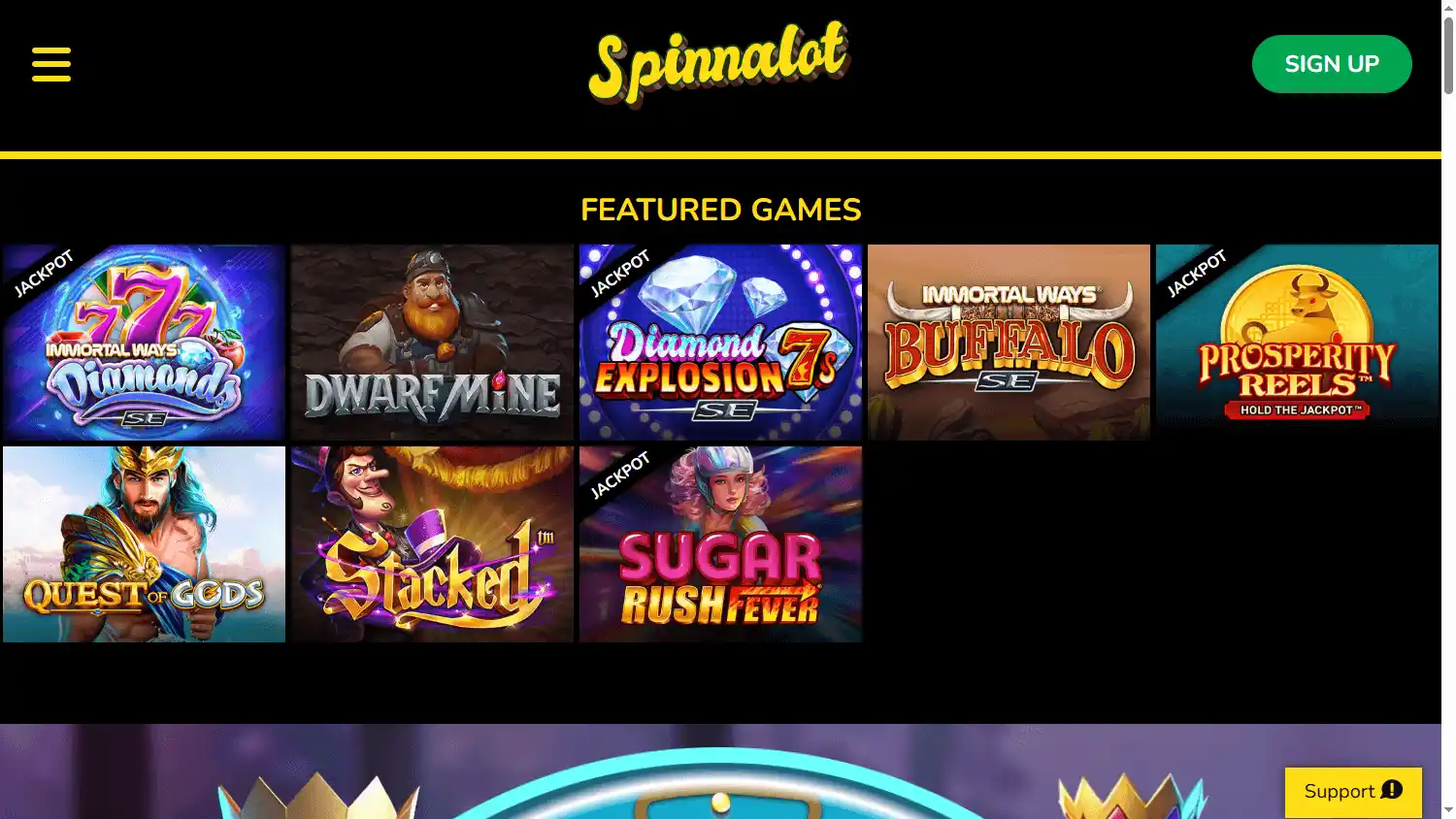 Spinnalot Casino screenshot 2